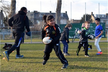 Mini's rugbyteam